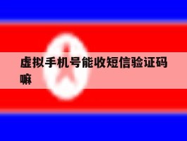 虚拟手机号能收短信验证码嘛