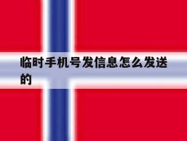 临时手机号发信息怎么发送的