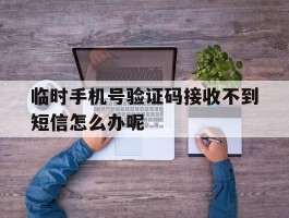 临时手机号验证码接收不到短信怎么办呢