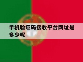 手机验证码接收平台网址是多少呢