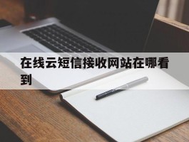 在线云短信接收网站在哪看到