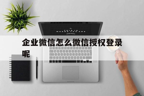 企业微信怎么微信授权登录呢