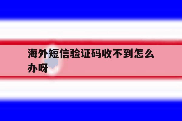 海外短信验证码收不到怎么办呀 海外短信验证码收不到怎么办呀