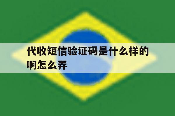 代收短信验证码是什么样的啊怎么弄 代收短信验证码是什么样的啊怎么弄
