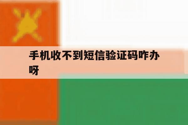 手机收不到短信验证码咋办呀 手机收不到短信验证码咋办呀