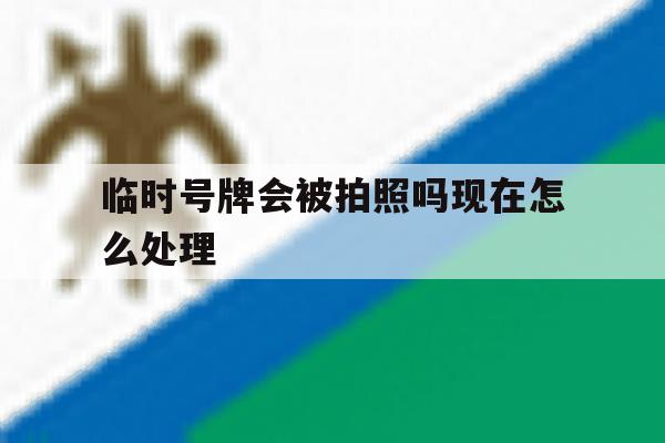 临时号牌会被拍照吗现在怎么处理 临时号牌会被拍照吗现在怎么处理