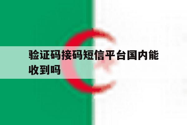 验证码接码短信平台国内能收到吗 验证码接码短信平台国内能收到吗