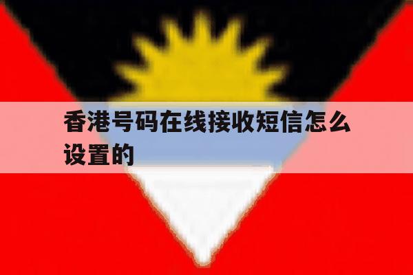香港号码在线接收短信怎么设置的 香港号码在线接收短信怎么设置的