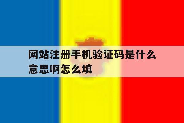 网站注册手机验证码是什么意思啊怎么填 网站注册手机验证码是什么意思啊怎么填