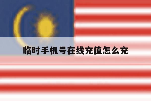 临时手机号在线充值怎么充 临时手机号在线充值怎么充