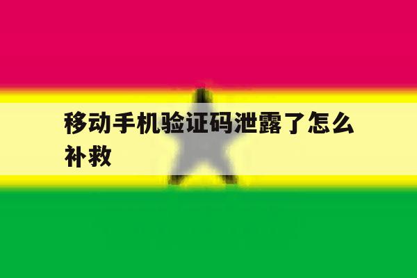 移动手机验证码泄露了怎么补救 移动手机验证码泄露了怎么补救