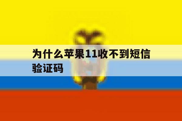 为什么苹果11收不到短信验证码 为什么苹果11收不到短信验证码