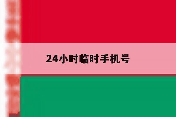 24小时临时手机号 24小时临时手机号