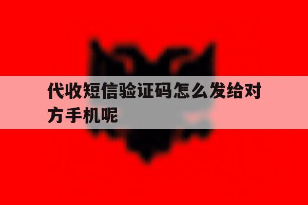 代收短信验证码怎么发给对方手机呢 代收短信验证码怎么发给对方手机呢