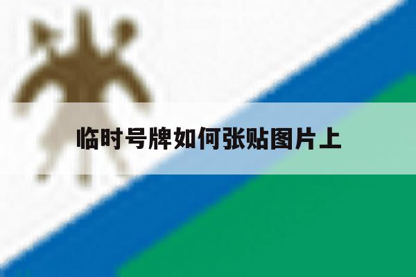 关于临时号牌如何张贴图片上的信息 关于临时号牌如何张贴图片上的信息