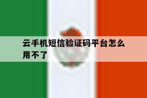 云手机短信验证码平台怎么用不了 云手机短信验证码平台怎么用不了