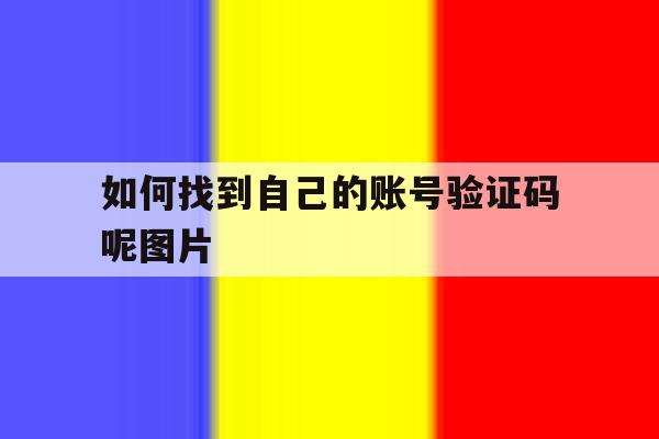 如何找到自己的账号验证码呢图片 如何找到自己的账号验证码呢图片