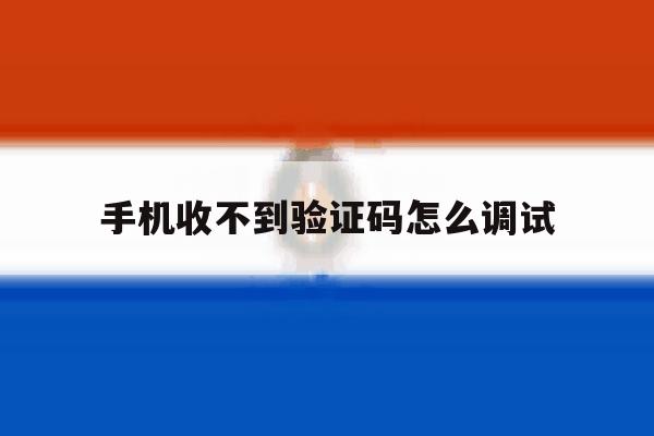 手机收不到验证码怎么调试 手机收不到验证码怎么调试