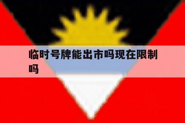 临时号牌能出市吗现在限制吗 临时号牌能出市吗现在限制吗