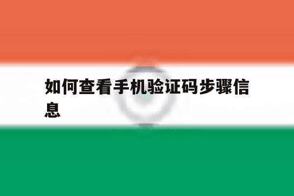 如何查看手机验证码步骤信息 如何查看手机验证码步骤信息