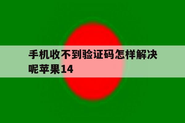 手机收不到验证码怎样解决呢苹果14的简单介绍 手机收不到验证码怎样解决呢苹果14的简单介绍