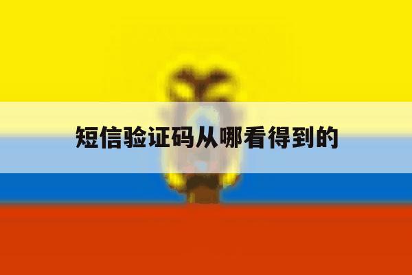 短信验证码从哪看得到的 短信验证码从哪看得到的