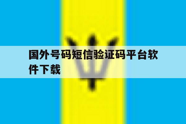 国外号码短信验证码平台软件下载 国外号码短信验证码平台软件下载