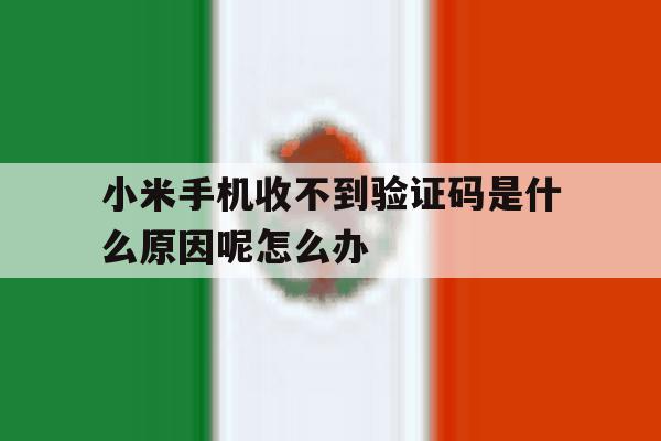 包含小米手机收不到验证码是什么原因呢怎么办的词条 包含小米手机收不到验证码是什么原因呢怎么办的词条