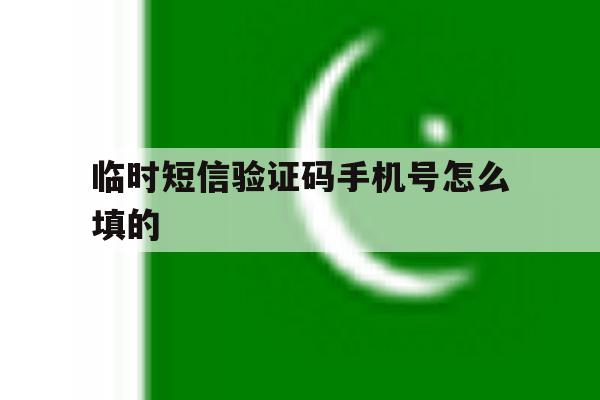 临时短信验证码手机号怎么填的 临时短信验证码手机号怎么填的