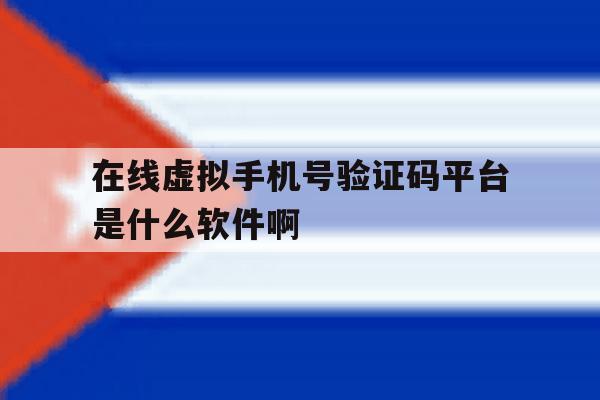 包含在线虚拟手机号验证码平台是什么软件啊的词条 包含在线虚拟手机号验证码平台是什么软件啊的词条