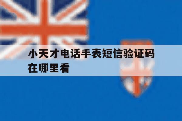 小天才电话手表短信验证码在哪里看 小天才电话手表短信验证码在哪里看