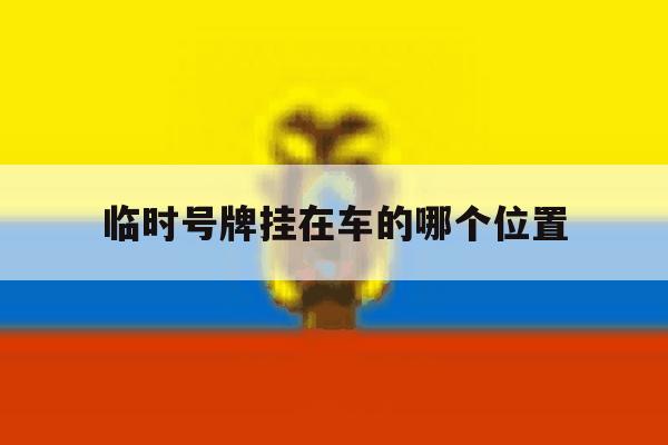 临时号牌挂在车的哪个位置 临时号牌挂在车的哪个位置
