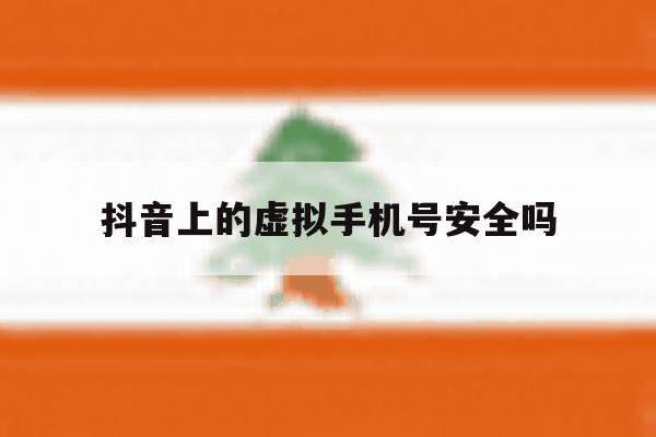 抖音上的虚拟手机号安全吗 抖音上的虚拟手机号安全吗