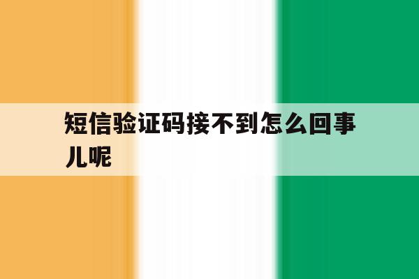 短信验证码接不到怎么回事儿呢 短信验证码接不到怎么回事儿呢