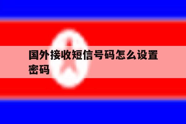 国外接收短信号码怎么设置密码 国外接收短信号码怎么设置密码