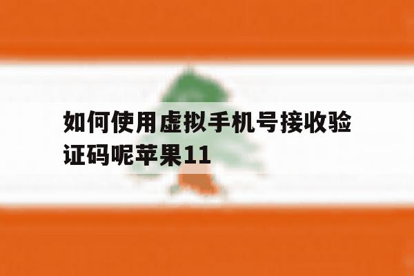 如何使用虚拟手机号接收验证码呢苹果11的简单介绍 如何使用虚拟手机号接收验证码呢苹果11的简单介绍