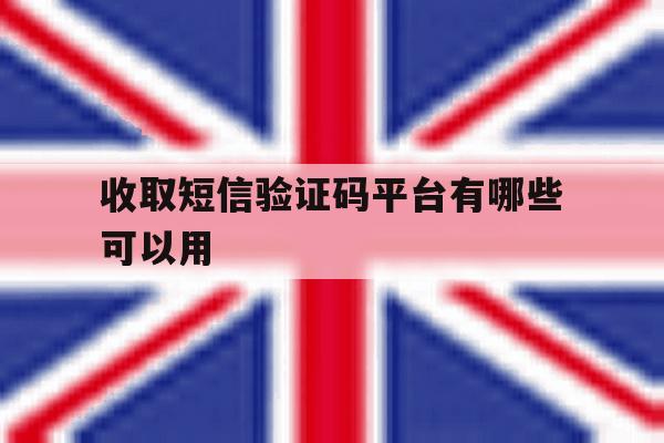 收取短信验证码平台有哪些可以用 收取短信验证码平台有哪些可以用