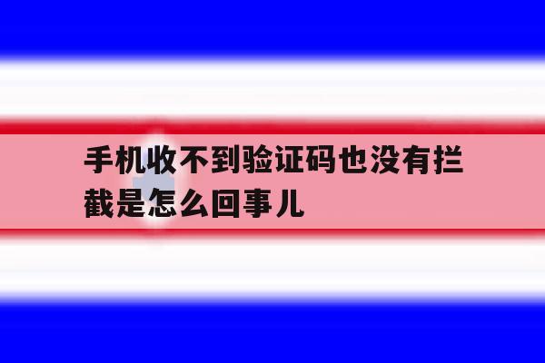 包含手机收不到验证码也没有拦截是怎么回事儿的词条 包含手机收不到验证码也没有拦截是怎么回事儿的词条