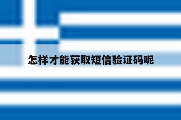 怎样才能获取短信验证码呢 怎样才能获取短信验证码呢